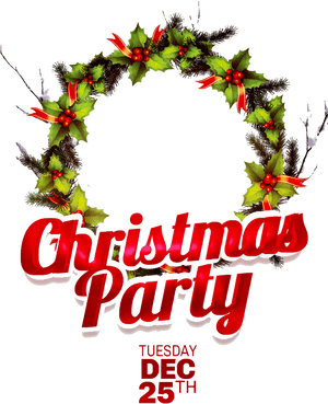 Christmas Party Png Transparent Image - Transparent Christmas Party Png, Png Download PNG image with transparent background