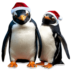 Christmas Penguins PNG mfb PNG with transparent background