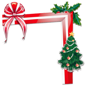 Christmas Photo Frame PNG qsb PNG
