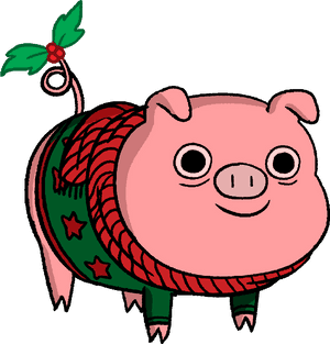Ham Transparent Cartoon Christmas - Adventure Time Christmas Png, Png Download PNG