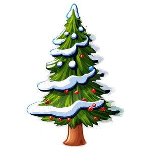 Christmas Pine Trees PNG xjv27 PNG