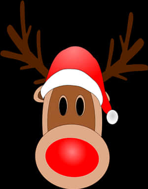 Christmas Reindeer Cartoon PNG image with transparent background
