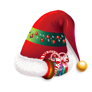 Christmas Santa Hat PNG fuf PNG