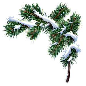 Christmas Snow Fir Branch Png 59 PNG Image