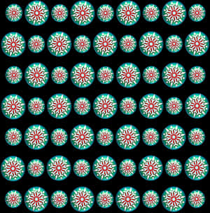 Christmas Snowflake Pattern Background PNG with transparent background