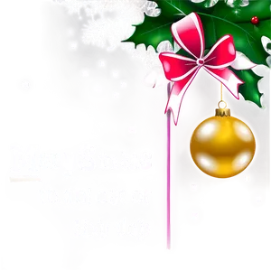 Christmas Theme Corner Png 1 PNG Image