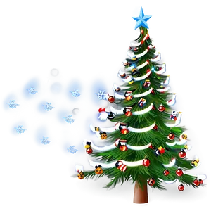 Christmas Tree Contour Png Tsl86 PNG Image