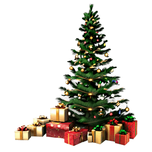 Christmas Tree Presents PNG rsd PNG image with transparent background