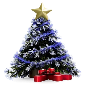 Christmas Tree Star C PNG Image