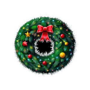 Christmas Wreath Decoration PNG 05242024 PNG image with transparent background