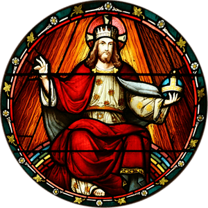 Catholic Stained Glass Window Free Png Image - Christ The King Stained Glass, Transparent Png PNG image with transparent background