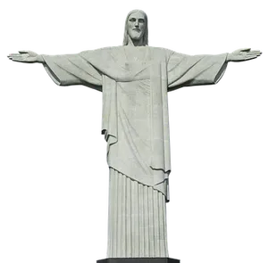 Christthe Redeemer Statueat Night PNG Image