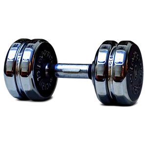 Chrome Finish Dumbbells Png Rcq PNG Image