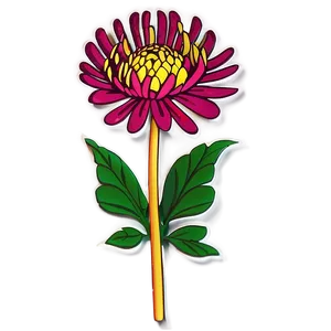 Chrysanthemum Cricut Template Png Jmc PNG Image