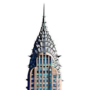 Chrysler Building Rooftop View Png Nec9 PNG Image