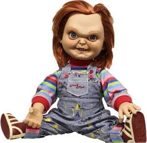 Chucky Doll Portrait PNG Image