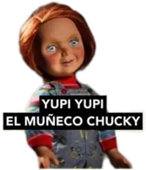 Chucky Doll Yupi Yupi El Muneco Chucky PNG Image