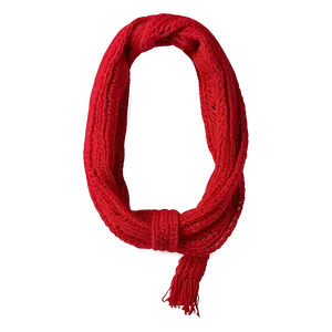 Chunky Red Scarf Png Isp PNG Image