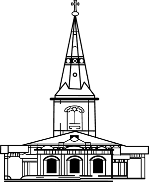 Church Svg Steeple Clipart - Church Image Line Art, HD Png Download PNG with transparent background