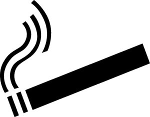 Smoke, Cigarette, Butt, Black, Smoking - Cigarette Clipart Black And White, HD Png Download PNG image with transparent background
