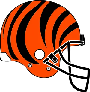 Cincinnati Football Helmet Graphic PNG Image