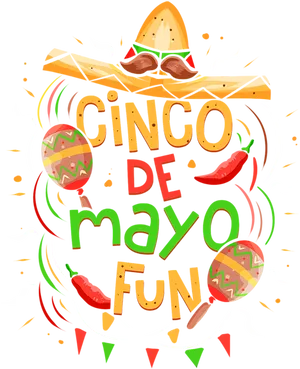 Cincode Mayo Fun Celebration PNG Image