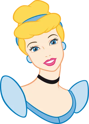 Cinderella Disney Princess Illustration PNG Image