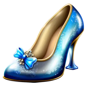 Cinderella Glass Slipper Clipart Png Ahf PNG Image