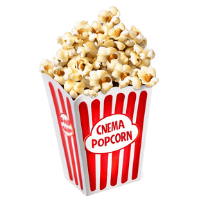 Cinema Popcorn PNG val PNG image with transparent background