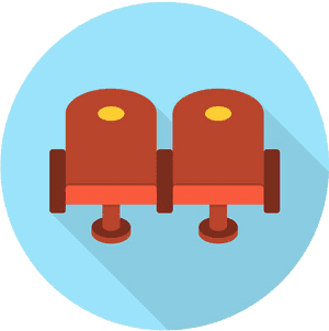 Icon Clipart , Png Download - Flat Cinema Icon, Transparent Png PNG image with transparent background