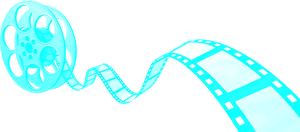 Cinematic Film Reel Vector PNG image with transparent background