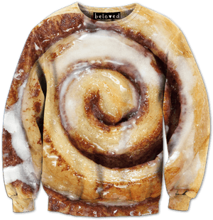Cinnamon Roll Sweatshirt - Cinnamon Bun T Shirt, HD Png Download PNG image with transparent background