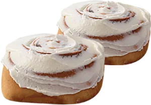 Cinnamon Rollswith Icing PNG Image