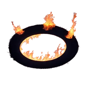 Circle Engulfed In Flames Png Brd PNG Image