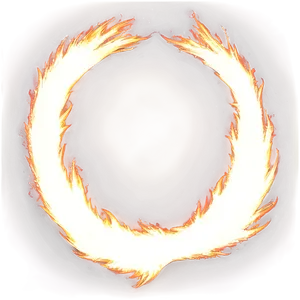 Circle Engulfed In Flames Png Fpv34 PNG Image