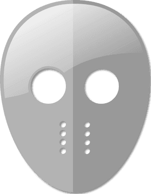Circle,symbol,jason Voorhees - Hockey Mask Clipart Png, Transparent Png PNG image with transparent background