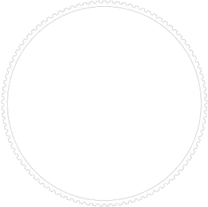 Circular Gear Border Graphic PNG Image