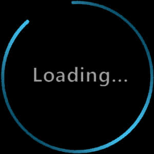 Circular Loading Animation Graphic PNG image with transparent background