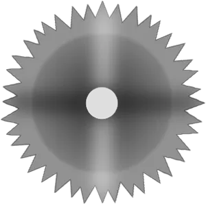 Circular Saw Blade Graphic PNG Image
