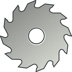 Circular Saw Blade Graphic PNG Image