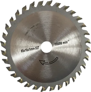 Circular Saw Blade Industrial Tool PNG Image