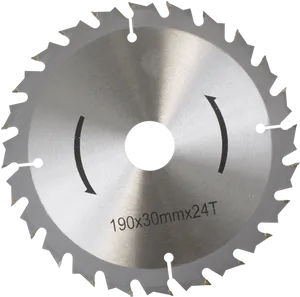 Circular Saw Blade24 Teeth PNG Image