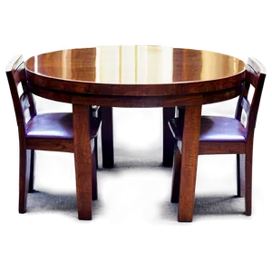 Circular Table Illustration Png Vlm PNG Image