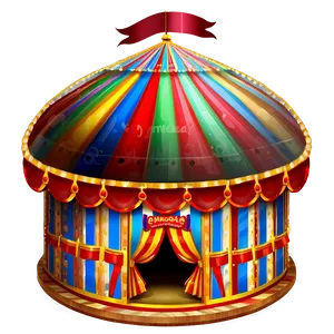 Circus Tent A PNG Image