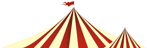 Circus Tent Peak Festival Graphic PNG image with transparent background