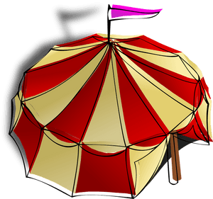 Circus, Tent, Entertainment, Carnival, Event, Party - Circus Tent Clip Art, HD Png Download PNG image with transparent background