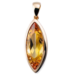 Citrine Pendant Stone Png Whw PNG Image