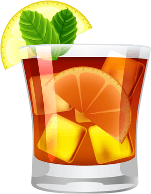 Cocktail Cuba Libre Png Clipart - Cuba Libre Vector Png, Transparent Png PNG