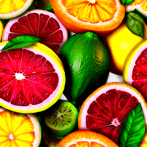 Citrus Fruit Medley PNG 93 PNG image with transparent background