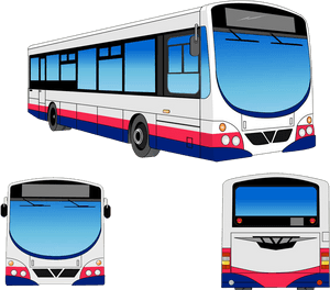 Transit Bus Public Transport Clip Art - Clipart Public Bus, HD Png Download PNG